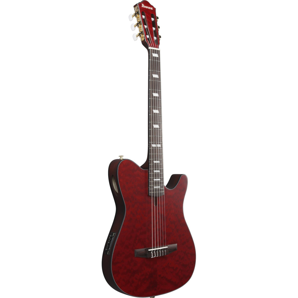 Ibanez FRH20QMN-WRL FRH Nylon String Guitar 6-String - Wine Red Low Gloss