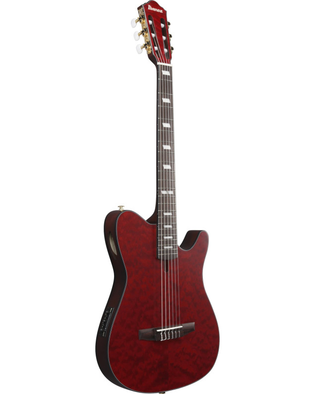 Ibanez FRH20QMN-WRL FRH Nylon String Guitar 6-String - Wine Red Low Gloss