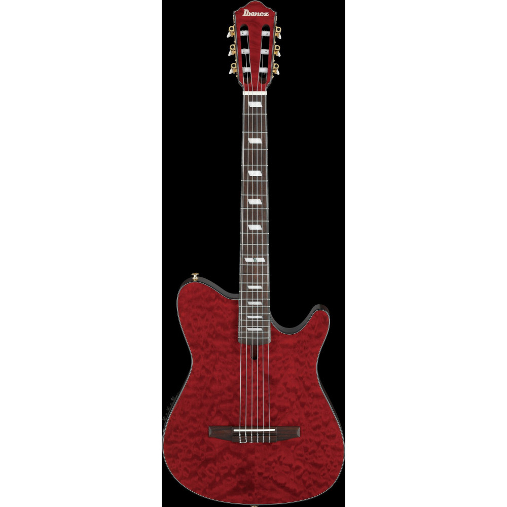 Ibanez FRH20QMN-WRL FRH Nylon String Guitar 6-String - Wine Red Low Gloss