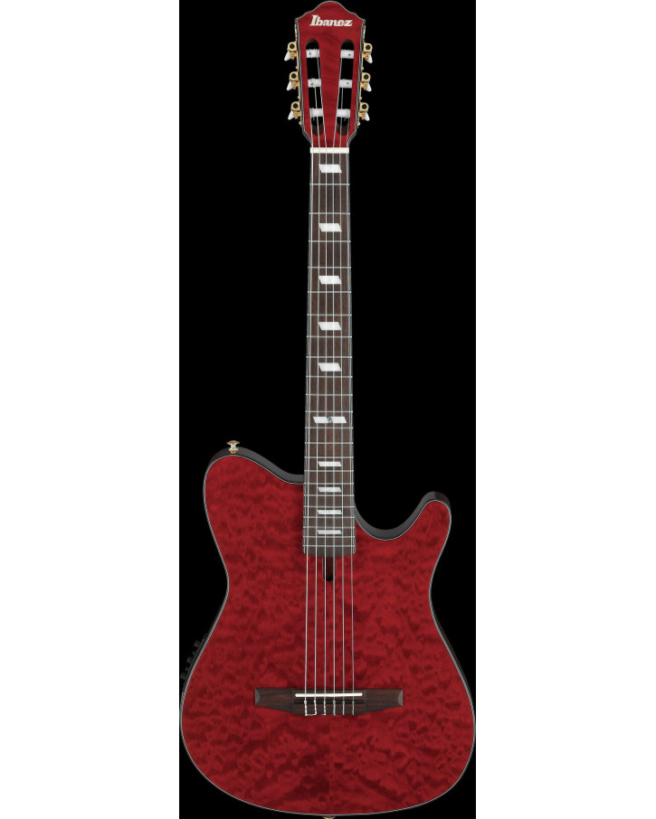 Ibanez FRH20QMN-WRL FRH Nylon String Guitar 6-String - Wine Red Low Gloss