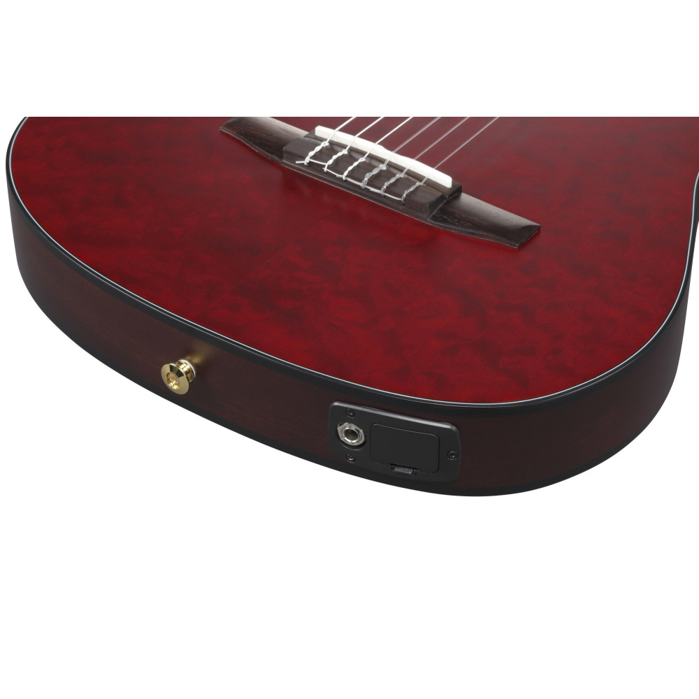 Ibanez FRH20QMN-WRL FRH Nylon String Guitar 6-String - Wine Red Low Gloss