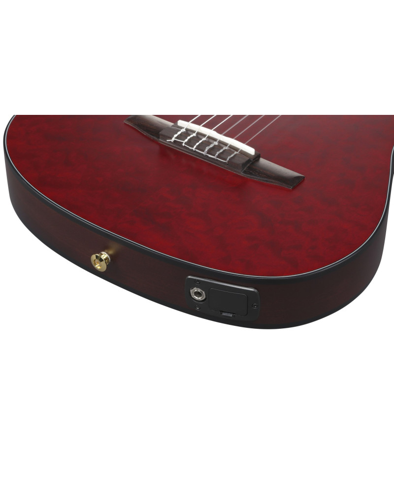 Ibanez FRH20QMN-WRL FRH Nylon String Guitar 6-String - Wine Red Low Gloss