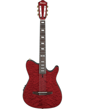 Ibanez FRH20QMN-WRL FRH Nylon String Guitar 6-String - Wine Red Low Gloss