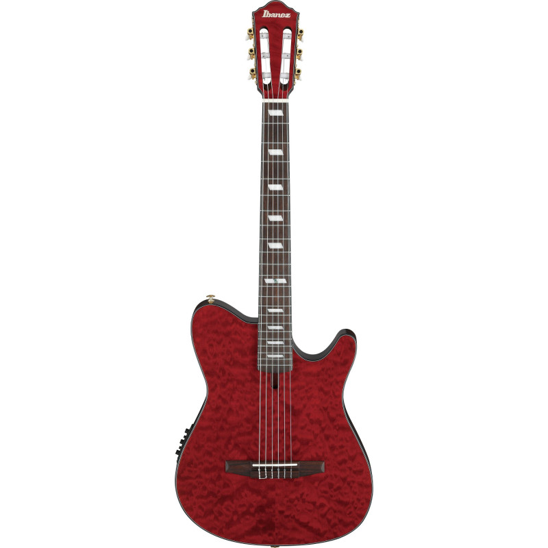 Ibanez FRH20QMN-WRL FRH Nylon String Guitar 6-String - Wine Red Low Gloss