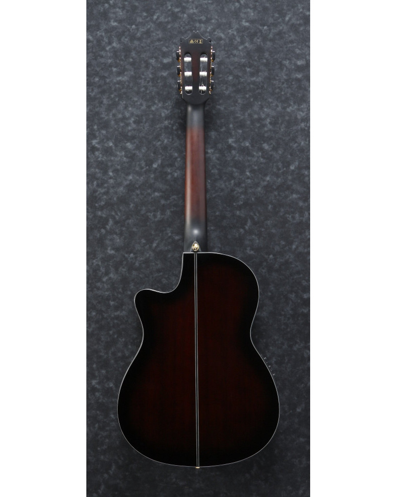 Ibanez GA35TCE-DVS GA Classic Guitar 6-String - Dark Violin Sunburst High Gloss