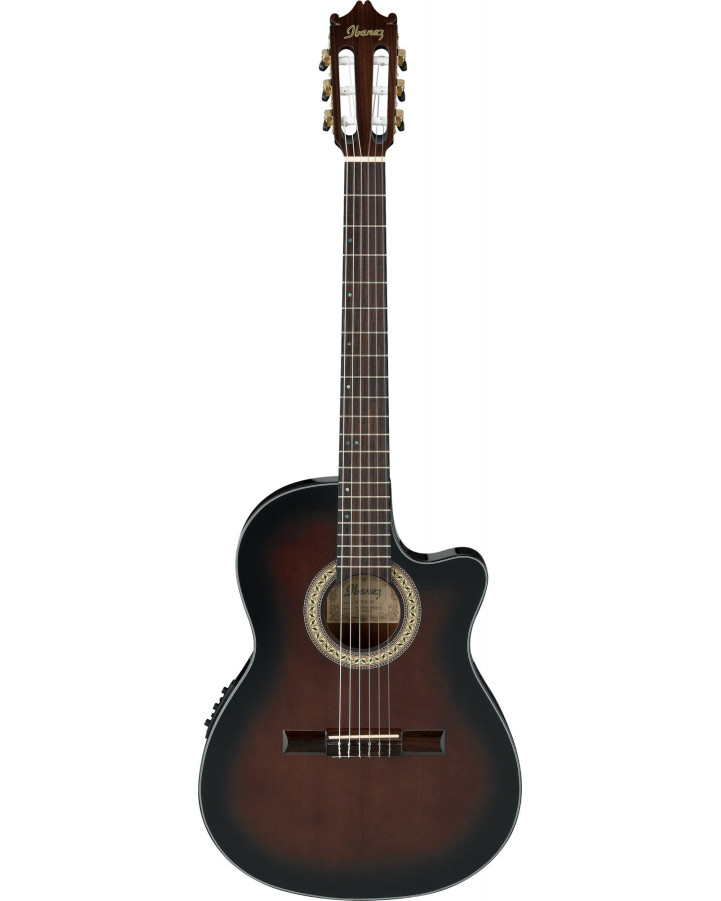 Ibanez GA35TCE-DVS GA Classic Guitar 6-String - Dark Violin Sunburst High Gloss