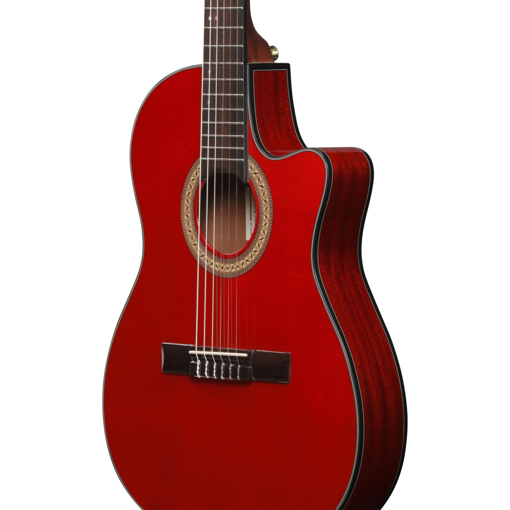 Ibanez GA35TCE-SRR GA Classical Guitar 6-String - Sapphire Red High Gloss