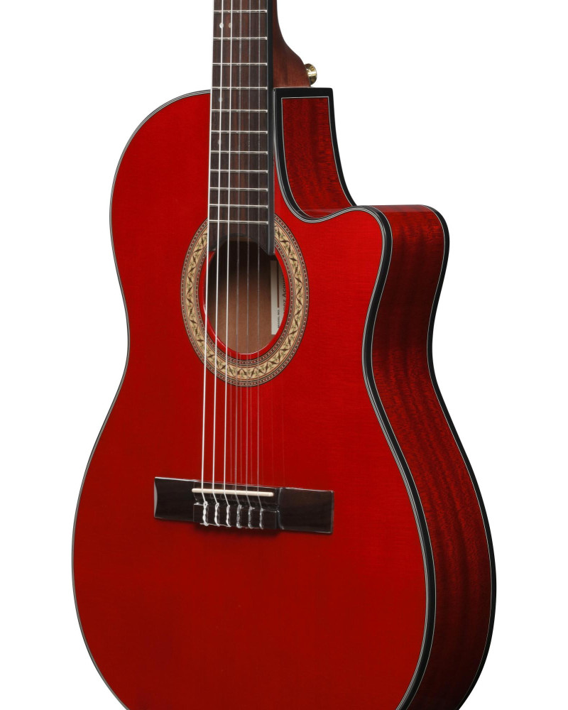 Ibanez GA35TCE-SRR GA Classical Guitar 6-String - Sapphire Red High Gloss