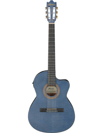 Ibanez GA5FMTCE-OB GA Classical Guitar 6-String - Open Pore Blue Berry