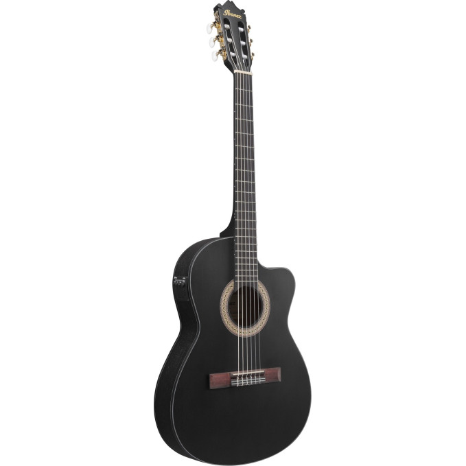 Ibanez GA5MHTCE-WK GA Classical Guitar 6-String - Weathered Black Open Pore