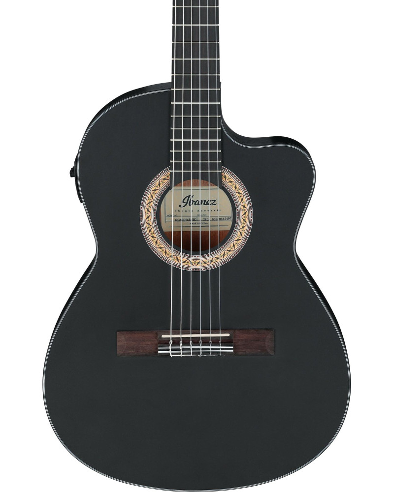Ibanez GA5MHTCE-WK GA Classical Guitar 6-String - Weathered Black Open Pore