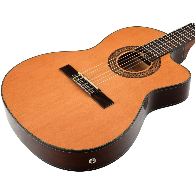 Ibanez GA5TCE-AM GA Classical Guitar 6-String - Amber High Gloss