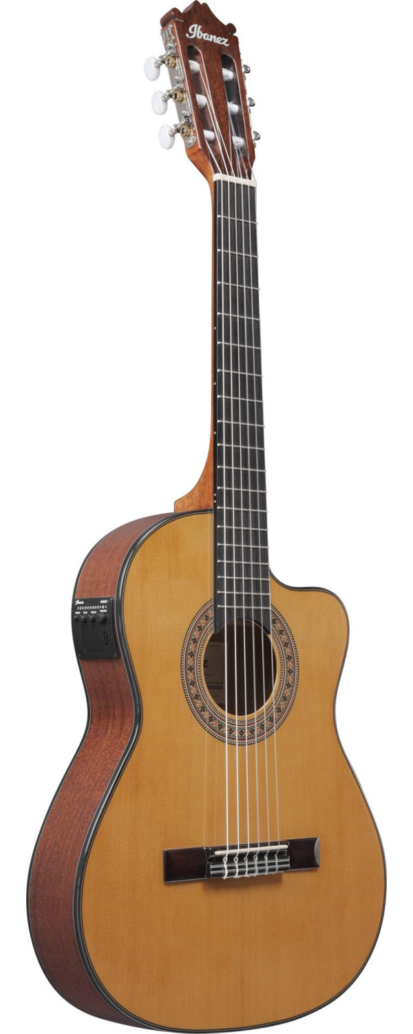 Ibanez GA5TCE3Q-AM GA Classical Guitar 6-String 3/4 Thinline Body - Amber High Gloss