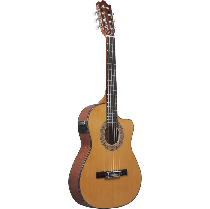 Ibanez GA5TCE3Q-AM GA Classical Guitar 6-String 3/4 Thinline Body - Amber High Gloss