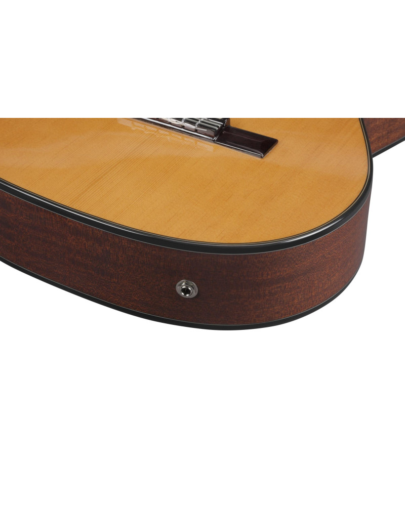 Ibanez GA5TCE3Q-AM GA Classical Guitar 6-String 3/4 Thinline Body - Amber High Gloss