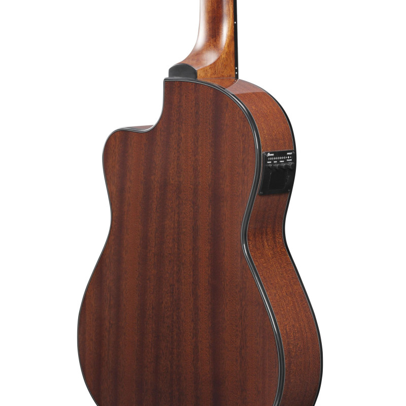 Ibanez GA5TCE3Q-AM GA Classical Guitar 6-String 3/4 Thinline Body - Amber High Gloss