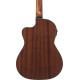 Ibanez GA5TCE3Q-AM GA Classical Guitar 6-String 3/4 Thinline Body - Amber High Gloss