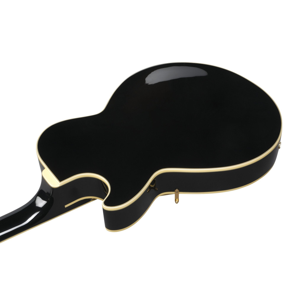 Ibanez GB10-BK George Benson Signature Hollow Body Guitar 6-String - Black + Case