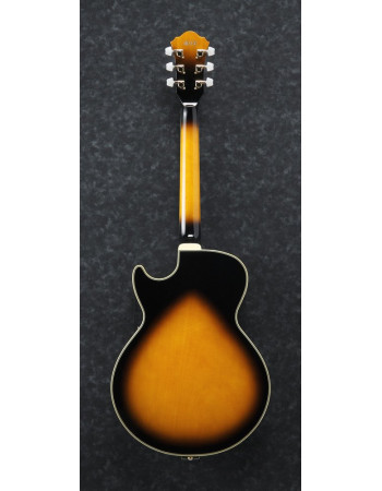 Ibanez GB10-BS George Benson Signature Hollow Body Guitar 6-String - Brown Sunburst + Case MGB100C
