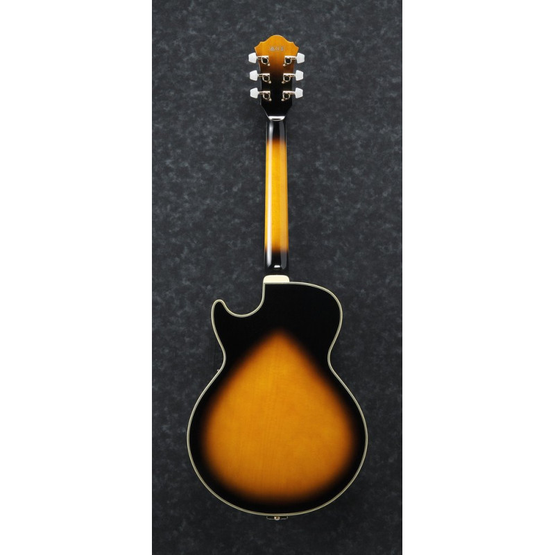 Ibanez GB10-BS George Benson Signature Hollow Body Guitar 6-String - Brown Sunburst + Case MGB100C