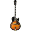 Ibanez GB10-BS George Benson Signature Hollow Body Guitar 6-String - Brown Sunburst + Case MGB100C