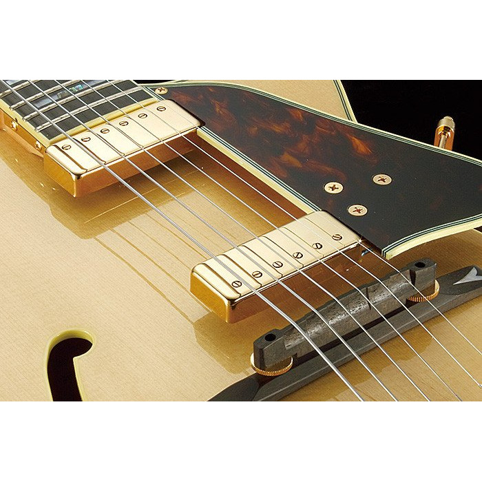 Ibanez GB10-NT George Benson Signature Hollow Body Guitar 6-String - Natural + Case MGB100C