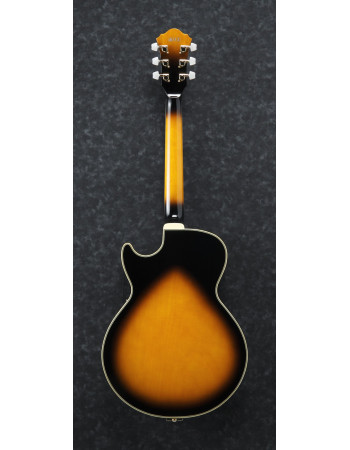 Ibanez GB10SE-BS George Benson Signature Hollow Body Guitar 6-String - Brown Sunburst + Case MGB100C