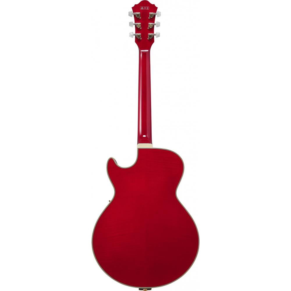 Ibanez GB10SEFM-SRR George Benson Signature Hollow Body Guitar 6-String  - Sapphire Red + Case