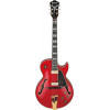 Ibanez GB10SEFM-SRR George Benson Signature Hollow Body Guitar 6-String  - Sapphire Red + Case
