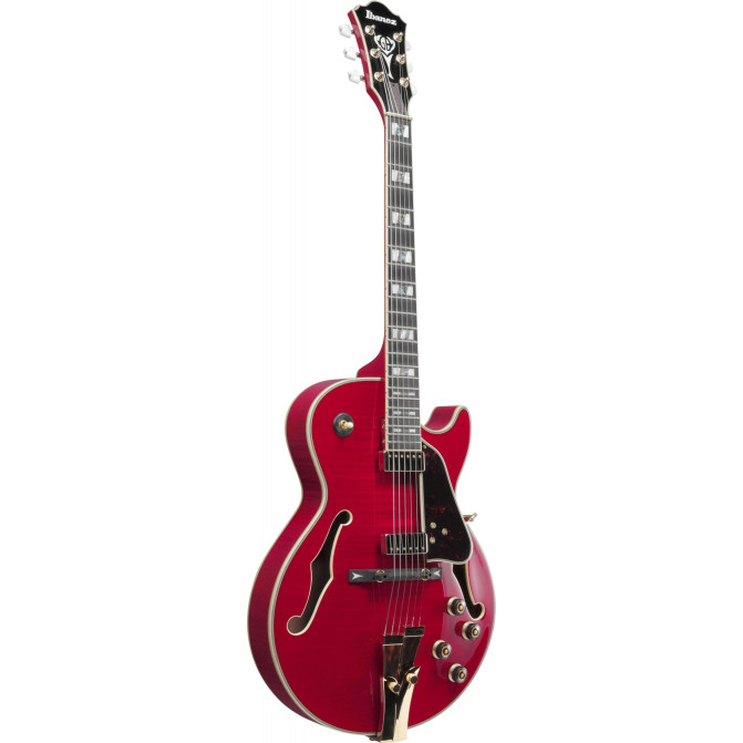 Ibanez GB10SEFM-SRR George Benson Signature Hollow Body Guitar 6-String  - Sapphire Red + Case