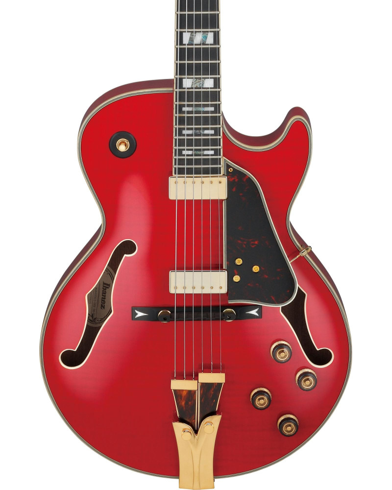 Ibanez GB10SEFM-SRR George Benson Signature Hollow Body Guitar 6-String  - Sapphire Red + Case