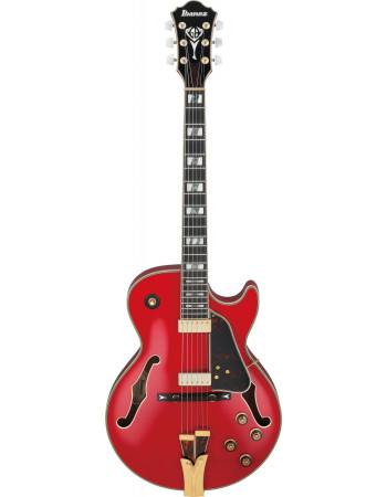 Ibanez GB10SEFM-SRR George Benson Signature Hollow Body Guitar 6-String  - Sapphire Red + Case