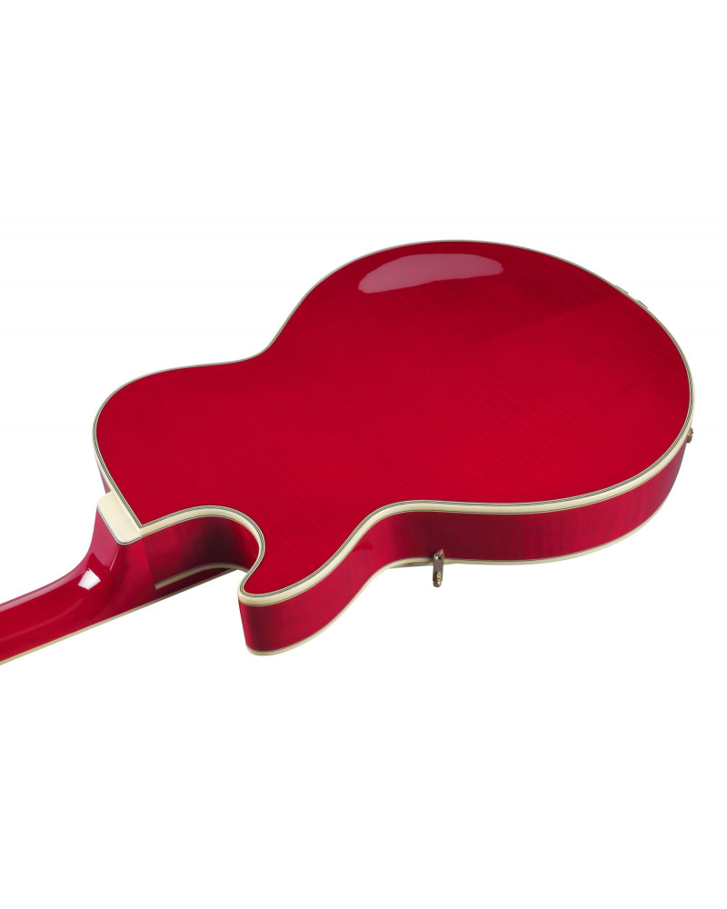 Ibanez GB10SEFM-SRR George Benson Signature Hollow Body Guitar 6-String  - Sapphire Red + Case