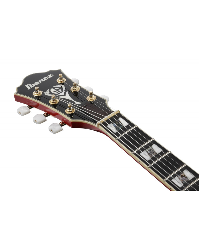 Ibanez GB10SEFM-SRR George Benson Signature Hollow Body Guitar 6-String  - Sapphire Red + Case