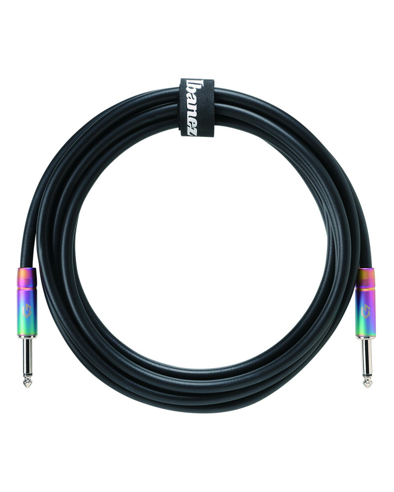 Ibanez GL10 GLIDELINE Series Instrument Cable 3,05m 2 Straight Plugs, Black