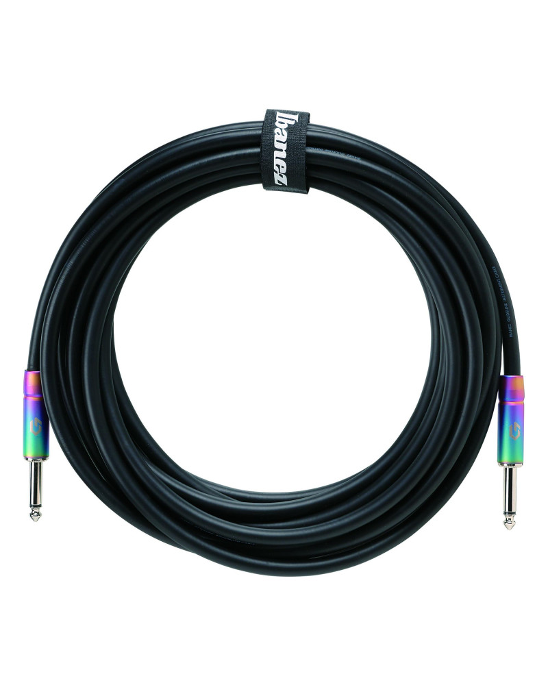 Ibanez GL20 GLIDELINE Series Instrument Cable 6,10 m 2 Straight Plugs, Black