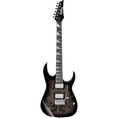 Ibanez GRG220PA1-BKB GIO GRG Electric Guitar 6-String - Transparent Brown Black Burst