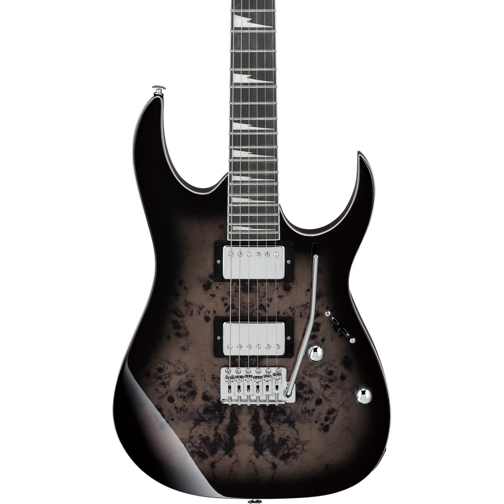 Ibanez GRG220PA1-BKB GIO GRG Electric Guitar 6-String - Transparent Brown Black Burst