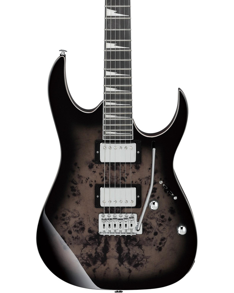 Ibanez GRG220PA1-BKB GIO GRG Electric Guitar 6-String - Transparent Brown Black Burst