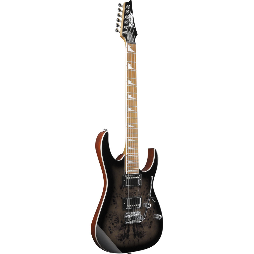Ibanez GRG220PA1-BKB GIO GRG Electric Guitar 6-String - Transparent Brown Black Burst