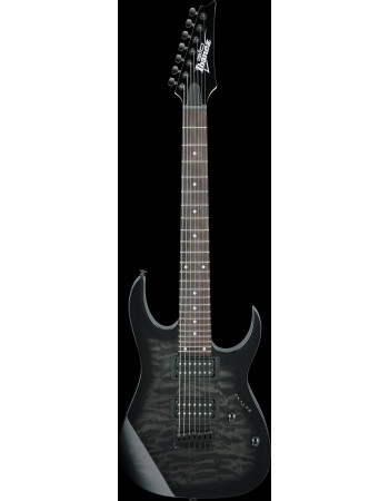 Ibanez GRG7221QA-TKS GIO GRG Electric Guitar 7-String - Transparent Black Burst