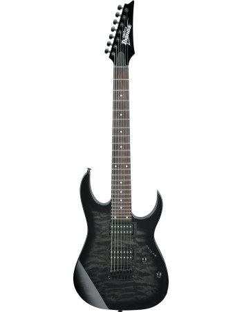 Ibanez GRG7221QA-TKS GIO GRG Electric Guitar 7-String - Transparent Black Burst