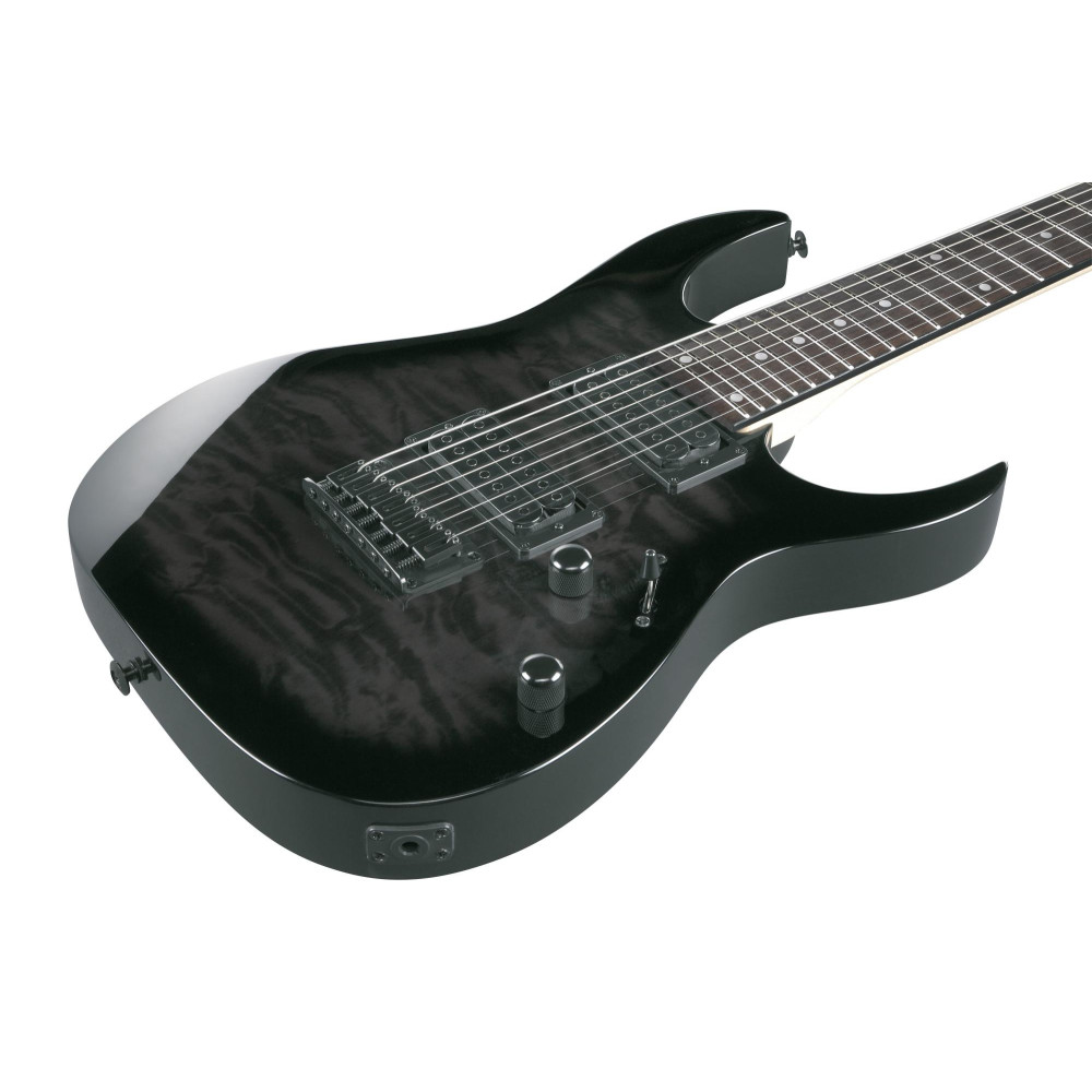 Ibanez GRG7221QA-TKS GIO GRG Electric Guitar 7-String - Transparent Black Burst