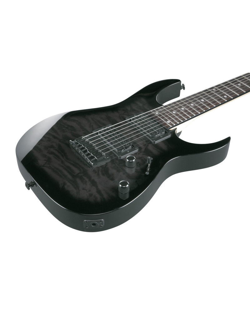 Ibanez GRG7221QA-TKS GIO GRG Electric Guitar 7-String - Transparent Black Burst
