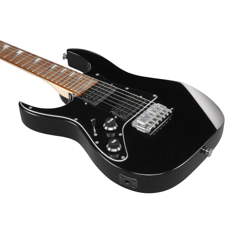 Ibanez GRGM21L-BKN GIO RG miKro Electric Guitar 6-String Lefty - Black Night