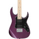 Ibanez GRGM21M-MPL GIO RG miKro Electric Guitar 6-String - Metallic Purple