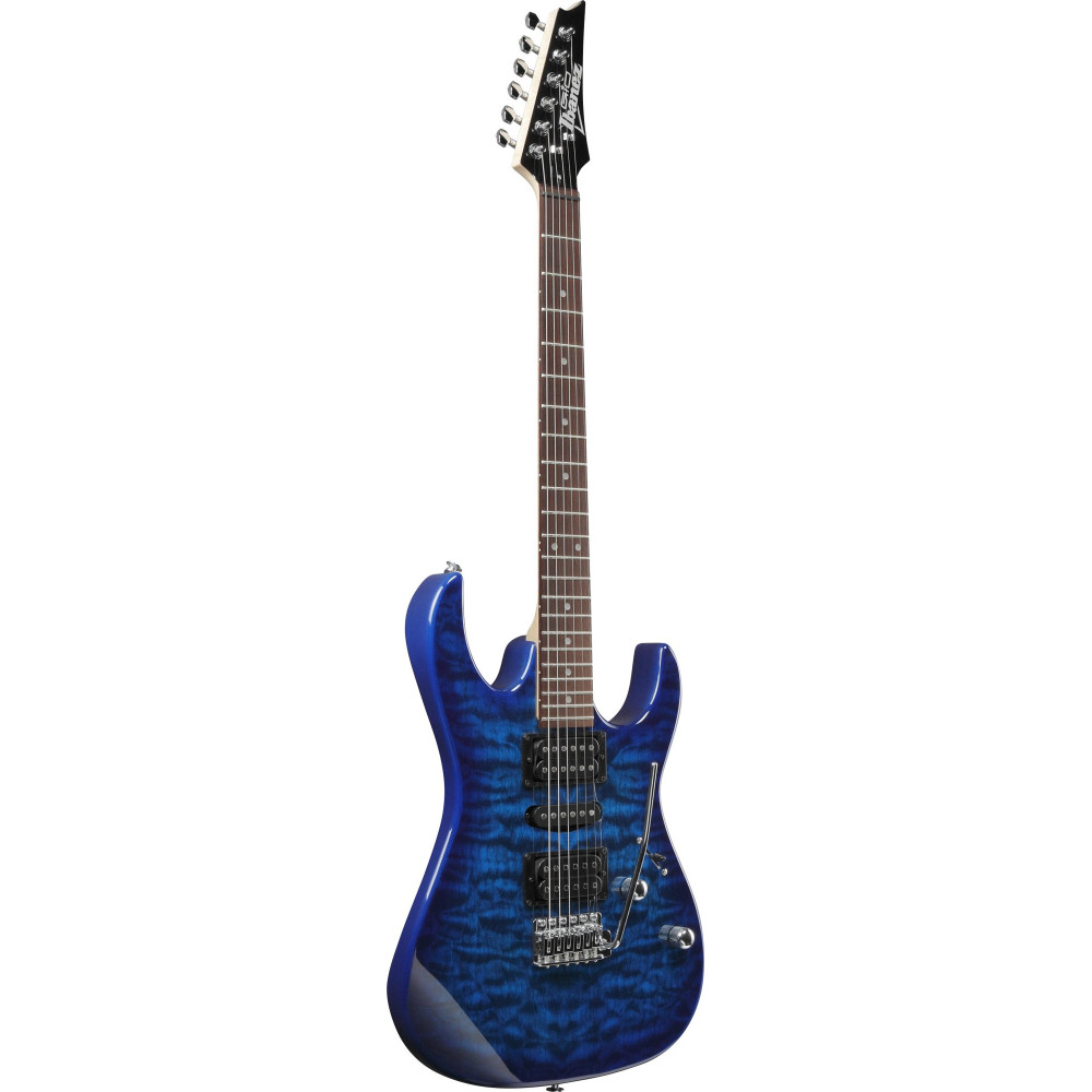 Ibanez GRX70QA-TBB GIO GRX Electric Guitar 6-String - Transparent Blue Burst
