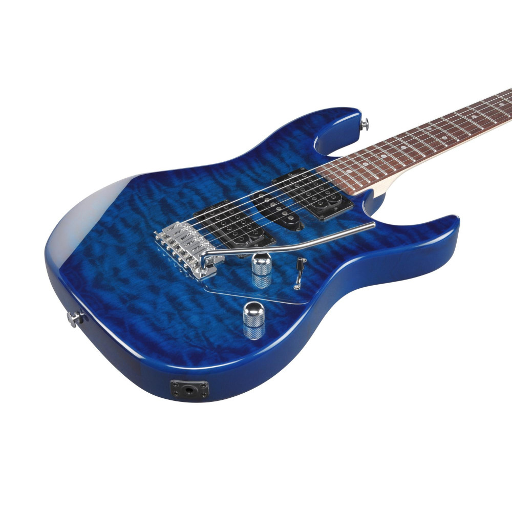 Ibanez GRX70QA-TBB GIO GRX Electric Guitar 6-String - Transparent Blue Burst