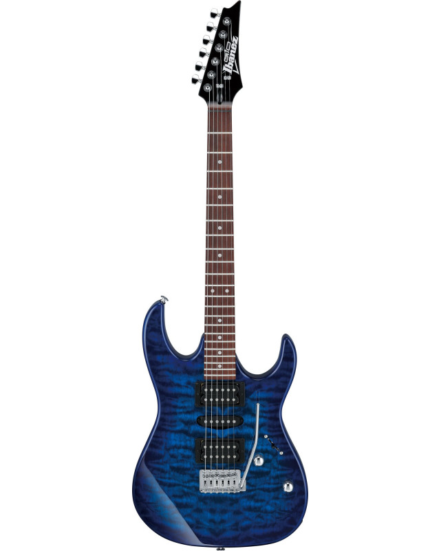 Ibanez GRX70QA-TBB GIO GRX Electric Guitar 6-String - Transparent Blue Burst