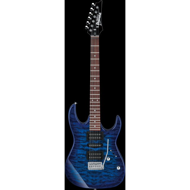 Ibanez GRX70QA-TBB GIO GRX Electric Guitar 6-String - Transparent Blue Burst